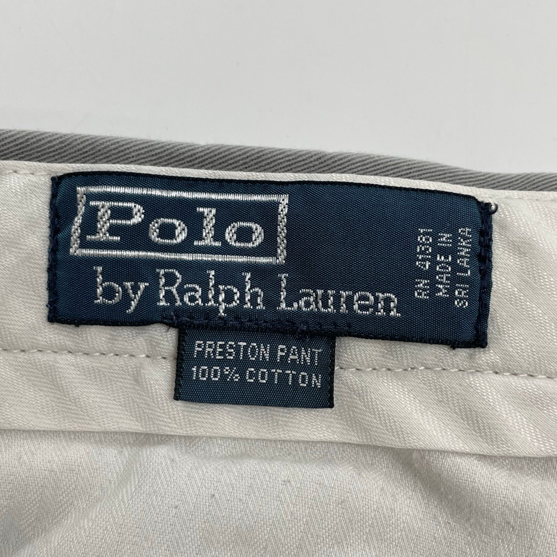POLO by RALPH LAUREN ポロバイラルフローレン / 90s PRESTON PANT ヴィンテージチノ グレー SIZE：W33×L32