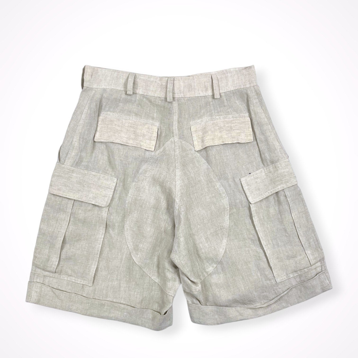 VINTAGE / ユーロヴィンテージ リネンショーツ SIZE：44