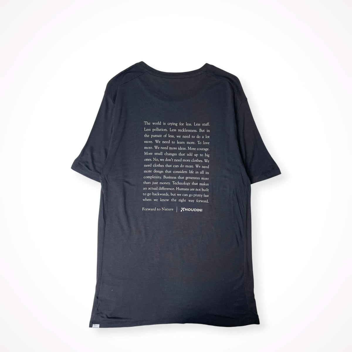 HOUDINI / Tree Message Tee 参考定価：9,000+tax SIZE:M
