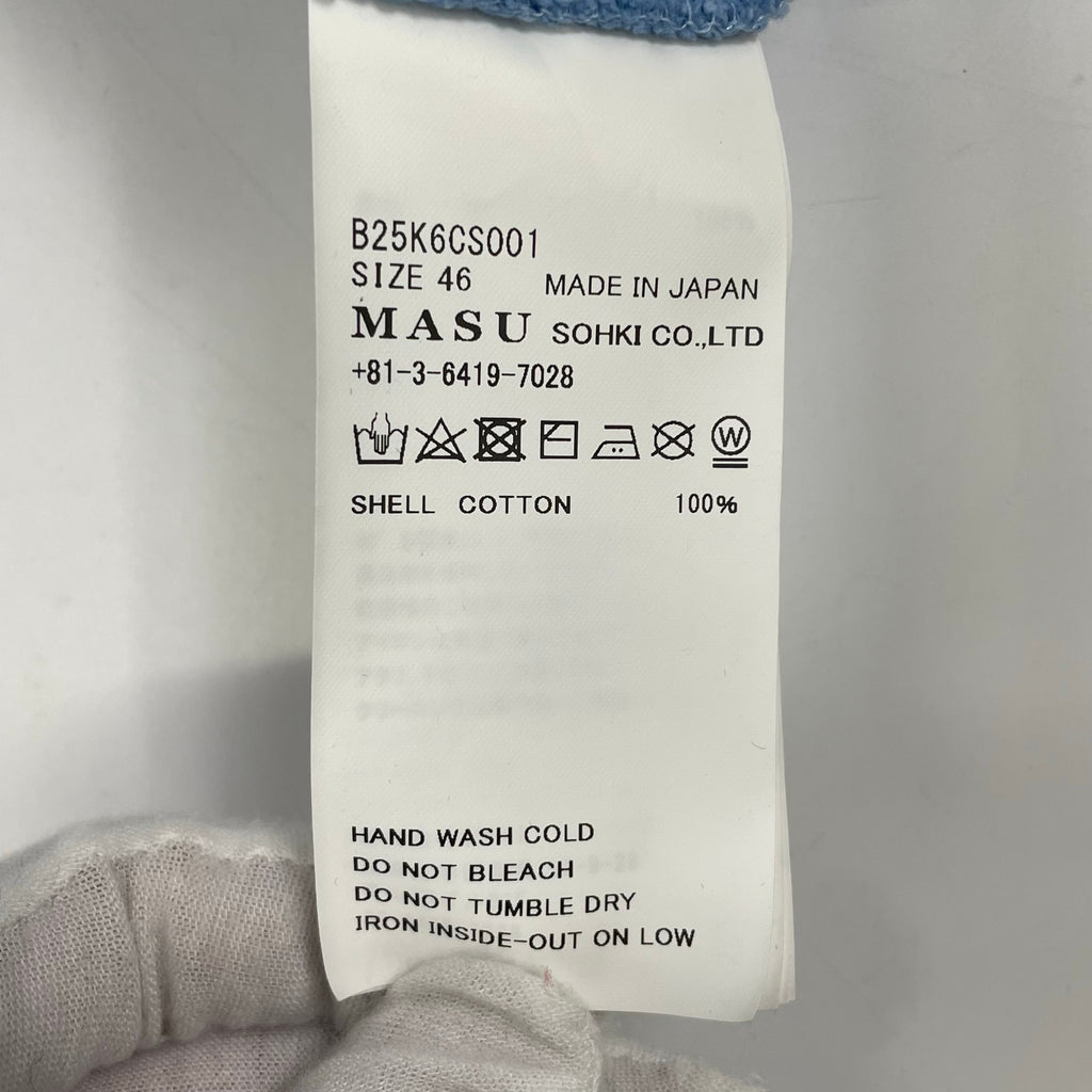 MASU / MASU BOYS Zip-Up Hoodie 参考定価：38,000+tax SIZE:46