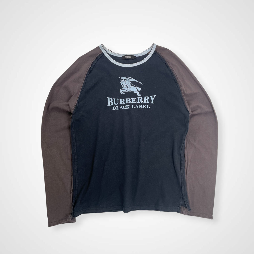 BURBERRY BLACK LABEL バーバリーブラックレーベル / 00s ラグランカットソー シャドーホース Y2K SIZE：3