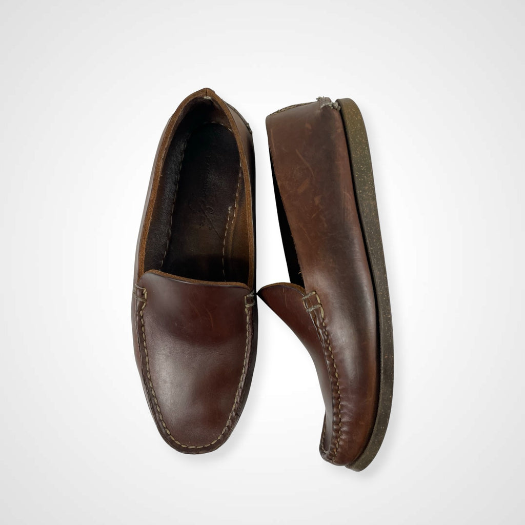 RANCOURT × BEAMS PLUS ランコート ビームスプラス / レザーローファー Collarless Venetian Loafer Chromexcel 参考定価：50,000+tax SIZE:7(実質サイズ26.5-27cm程度)