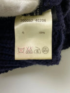 GUCCI グッチ / ニット帽 インターロッキング ウール100％ SIZE：L