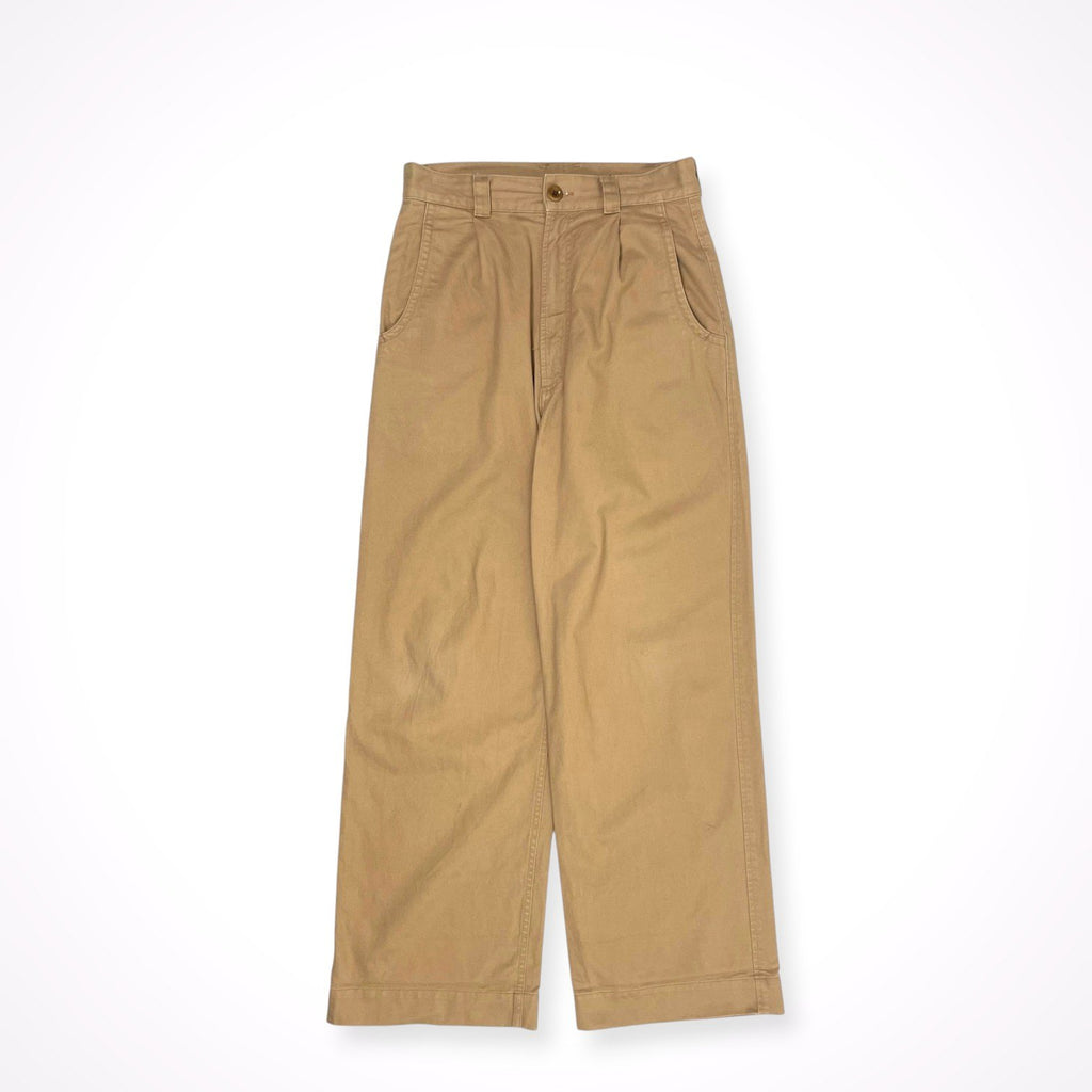 MHL. / 日本製 コットンリネンワイドパンツ 参考定価：30,000程度 SIZE：3
