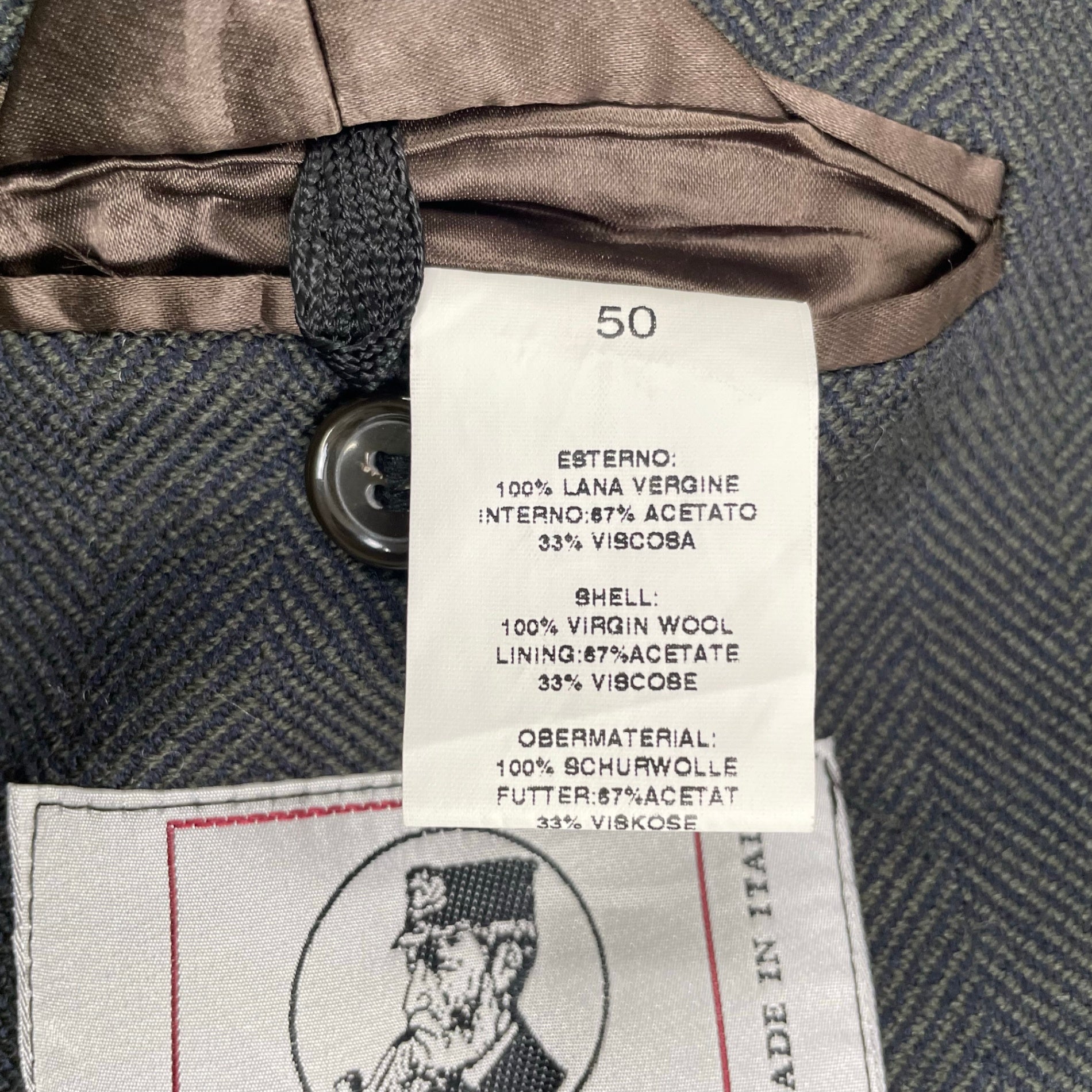 VINTAGE ヴィンテージ / ユーロヴィンテージ バージンウールバルマカーンコート イタリア製 SIZE：50