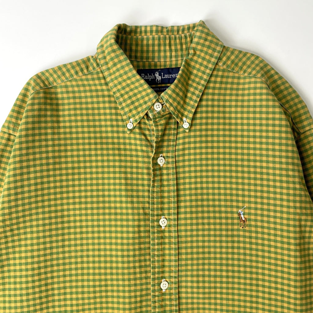 Ralph Lauren / ボタンダウンチェックシャツ 参考定価： SIZE:M