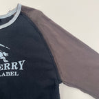 BURBERRY BLACK LABEL バーバリーブラックレーベル / 00s ラグランカットソー シャドーホース Y2K SIZE：3
