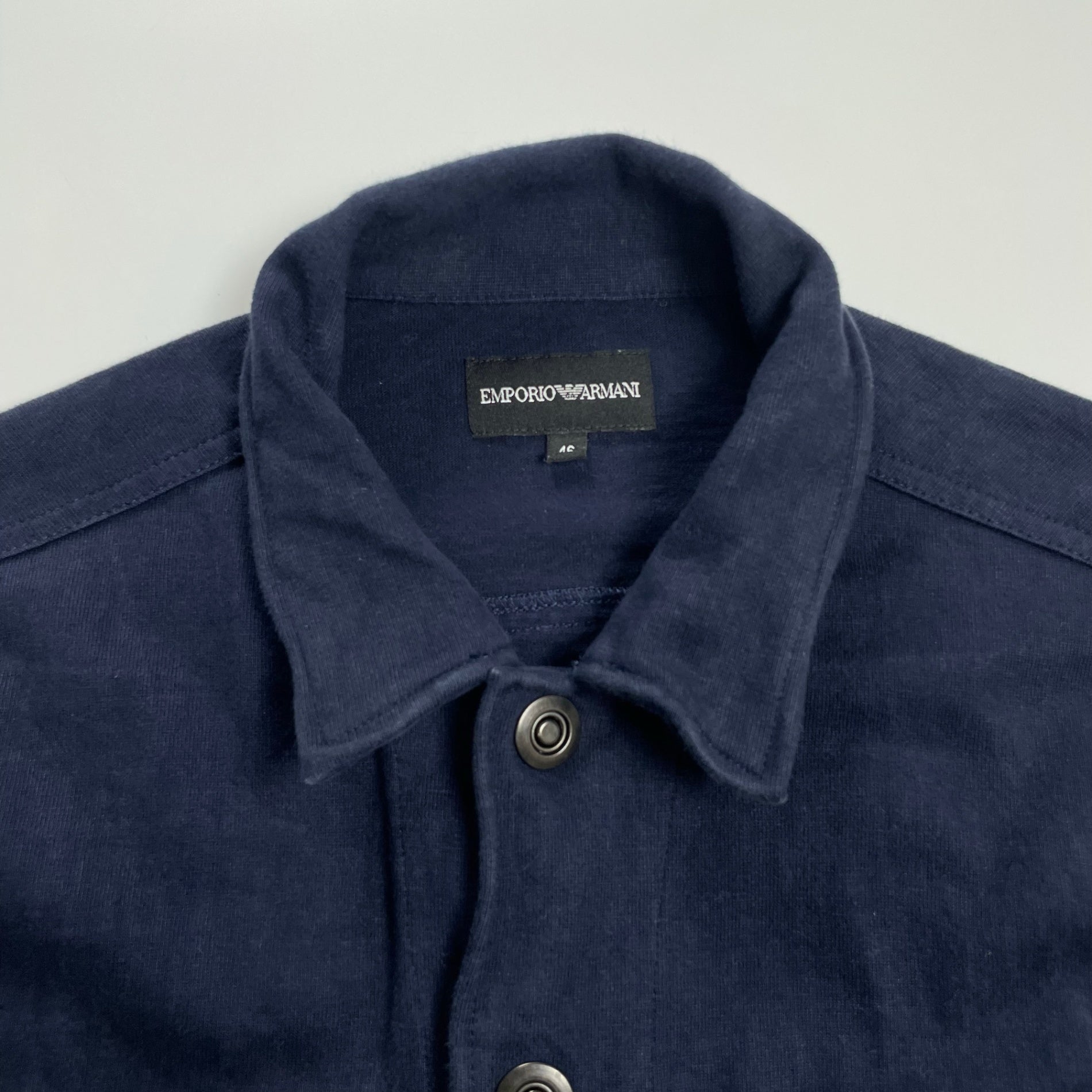 EMPORIO ARMANI エンポリオ アルマーニ / スウェットワイヤージャケット Y2K ネイビー SIZE:46