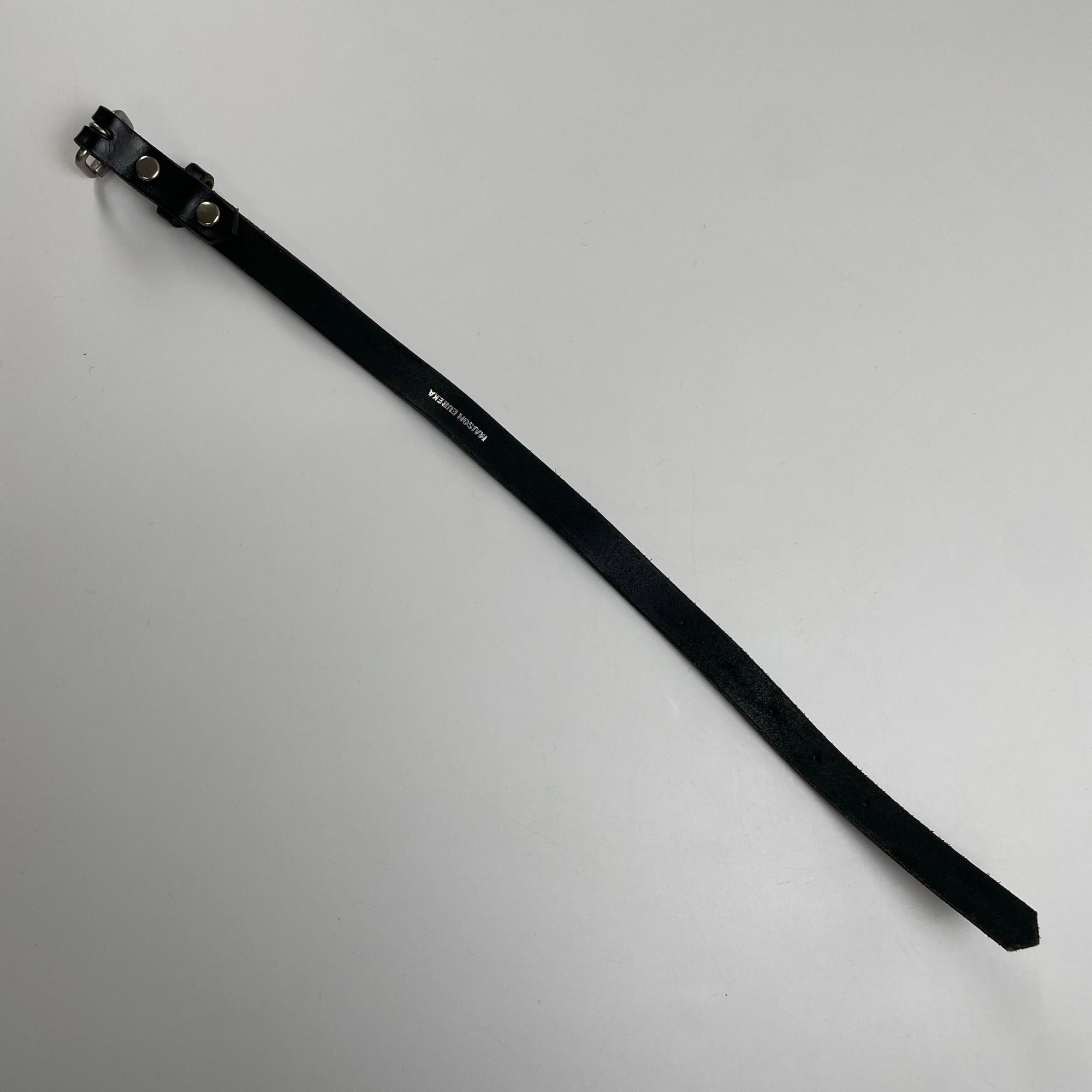 MAISON EUREKA メゾン エウレカ / OILED LEATHER CHOKER レザーチョーカー ブラック