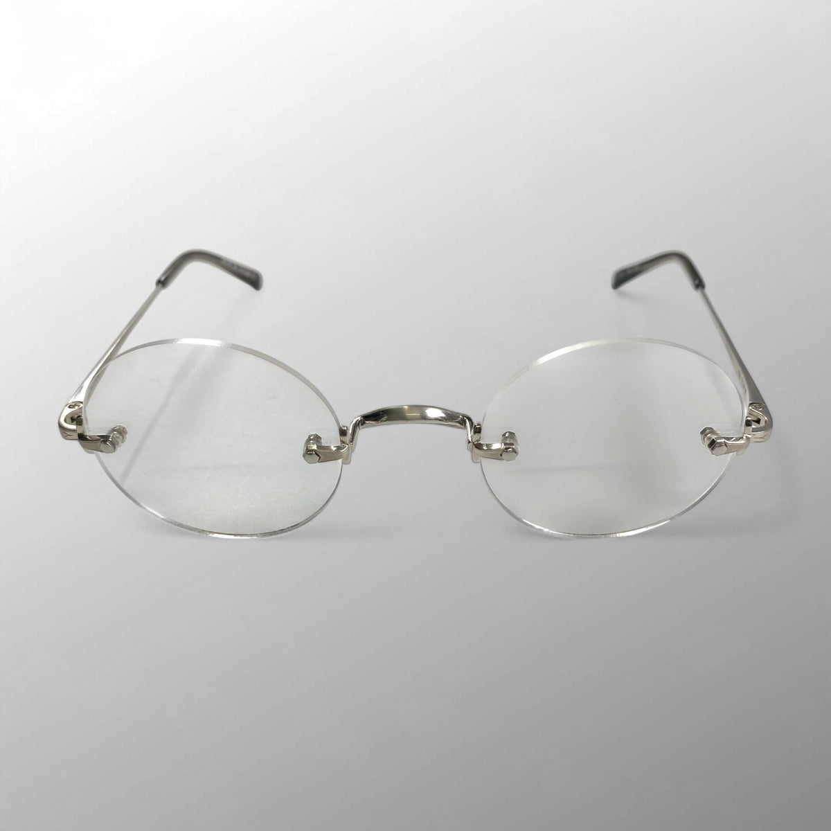 金子眼鏡 ヴィンテージシリーズ / 2ポイントリムレス 度なしクリアレンズ 参考定価:46,000+tax