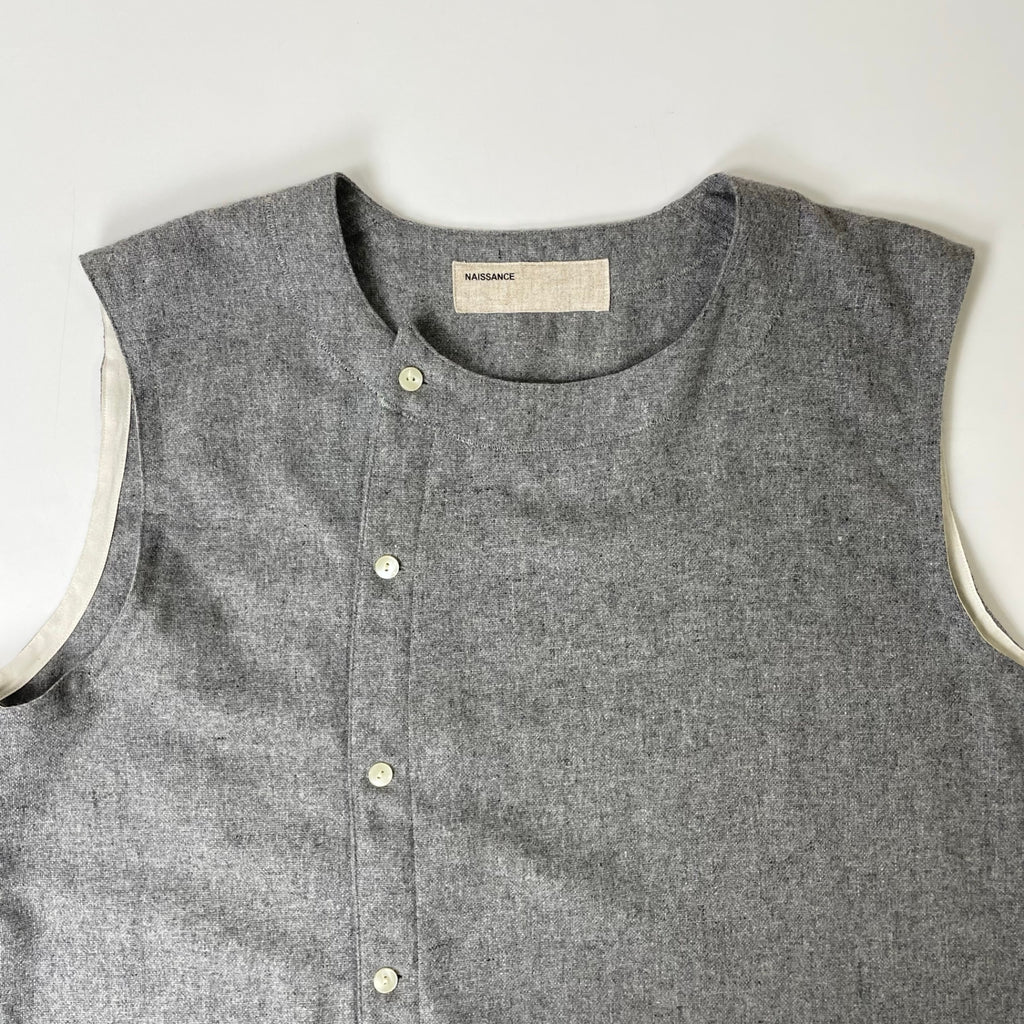 NAISSANCE / アシンメトリーベスト 参考定価：30,000程度 SIZE:M