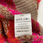 Croche クロシェ / ユーロマルチボーダーニット LAURA PATRIZIA MADE IN ITALY SIZE:L程度