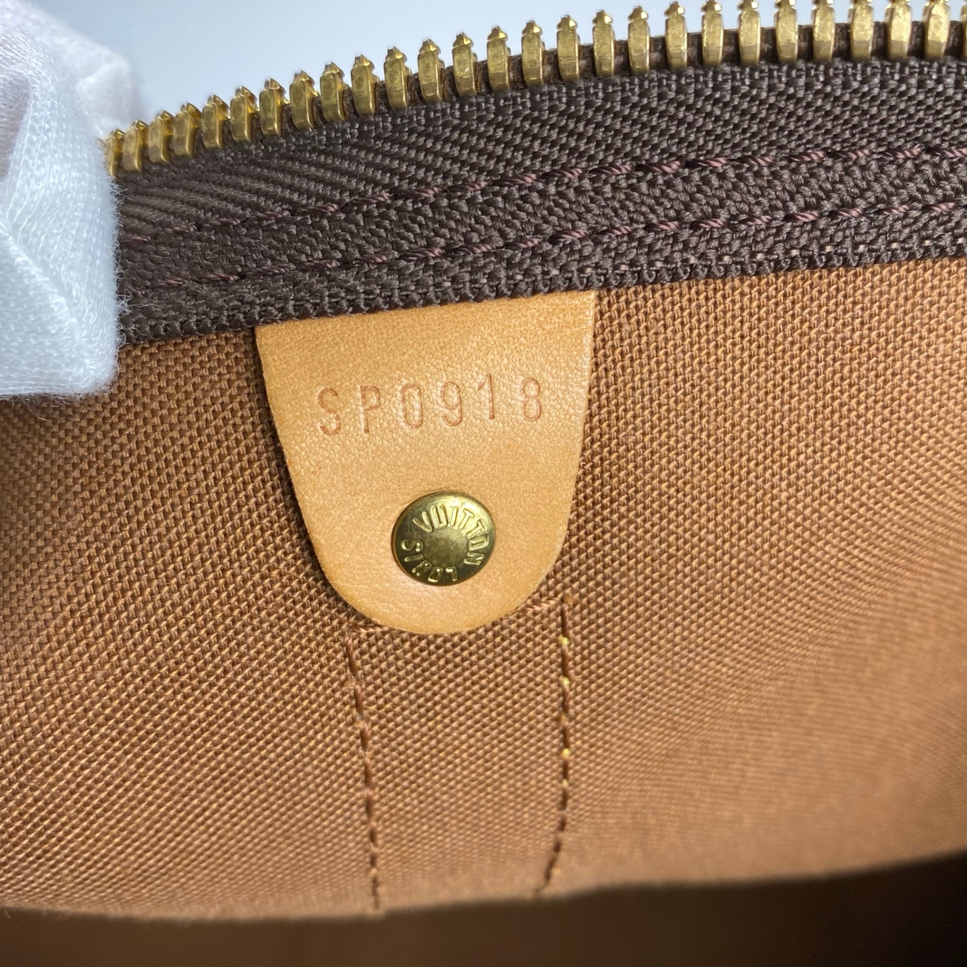 【鑑定済・美品】 LOUIS VUITTON ルイ ヴィトン / キーポル55 M41424 ボストンバッグ モノグラムキャンバス ブラウン 茶