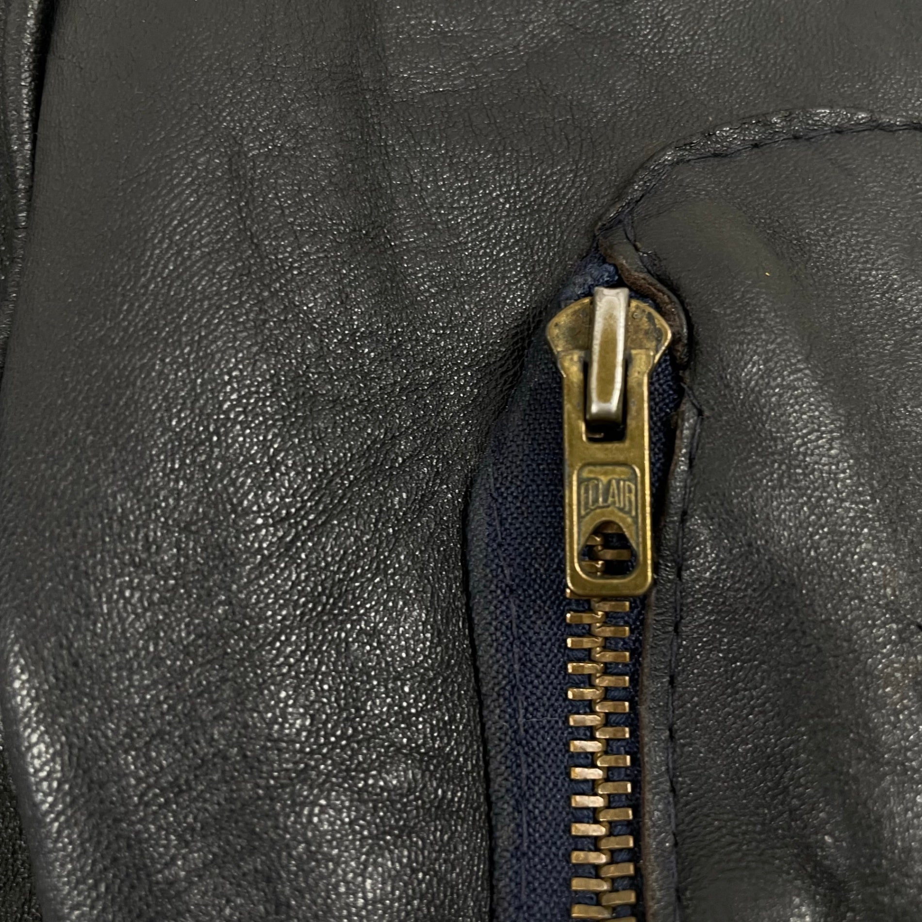 FRENCH VINTAGE / 8-90s パイロットレザージャケット SIZE:M程度