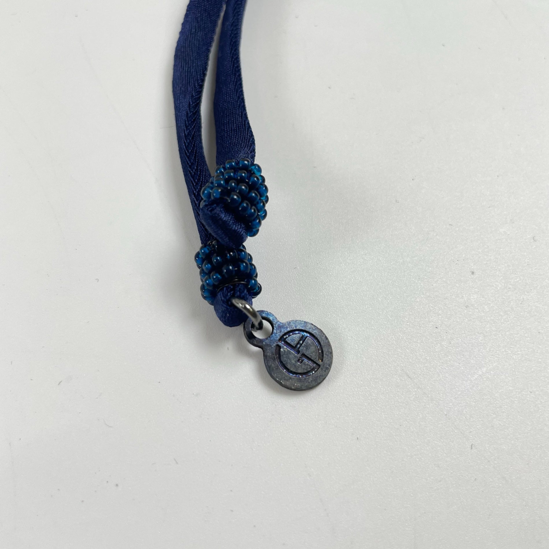 GIORGIO ARMANI / 淡水パール×ストーンネックレス 箱付 参考定価：160,000程度