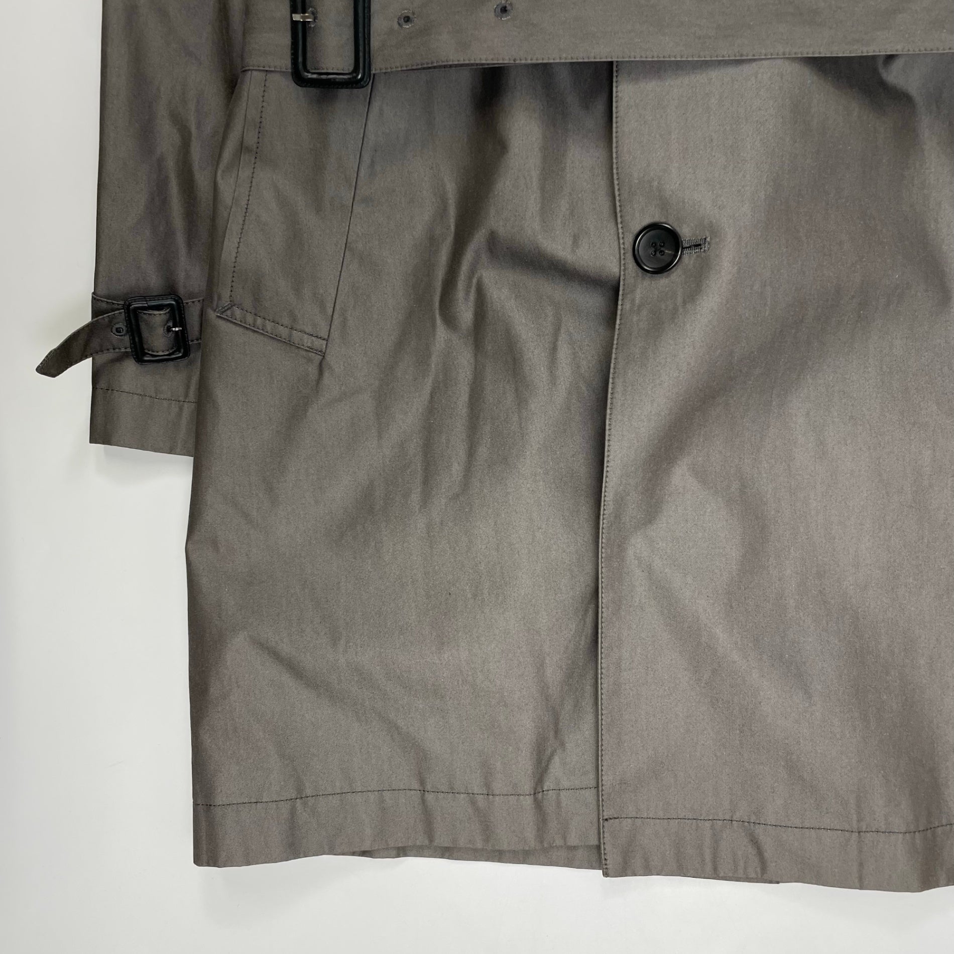 PS Paul smith ピーエス ポールスミス / ライナー付ステンカラーコート グレー 参考定価：50,000程度 SIZE:XL