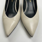 SAINT LAURENT PARIS サンローランパリ / レザーパンプス ホワイト 参考定価：90,000程度 SIZE：36 1/2