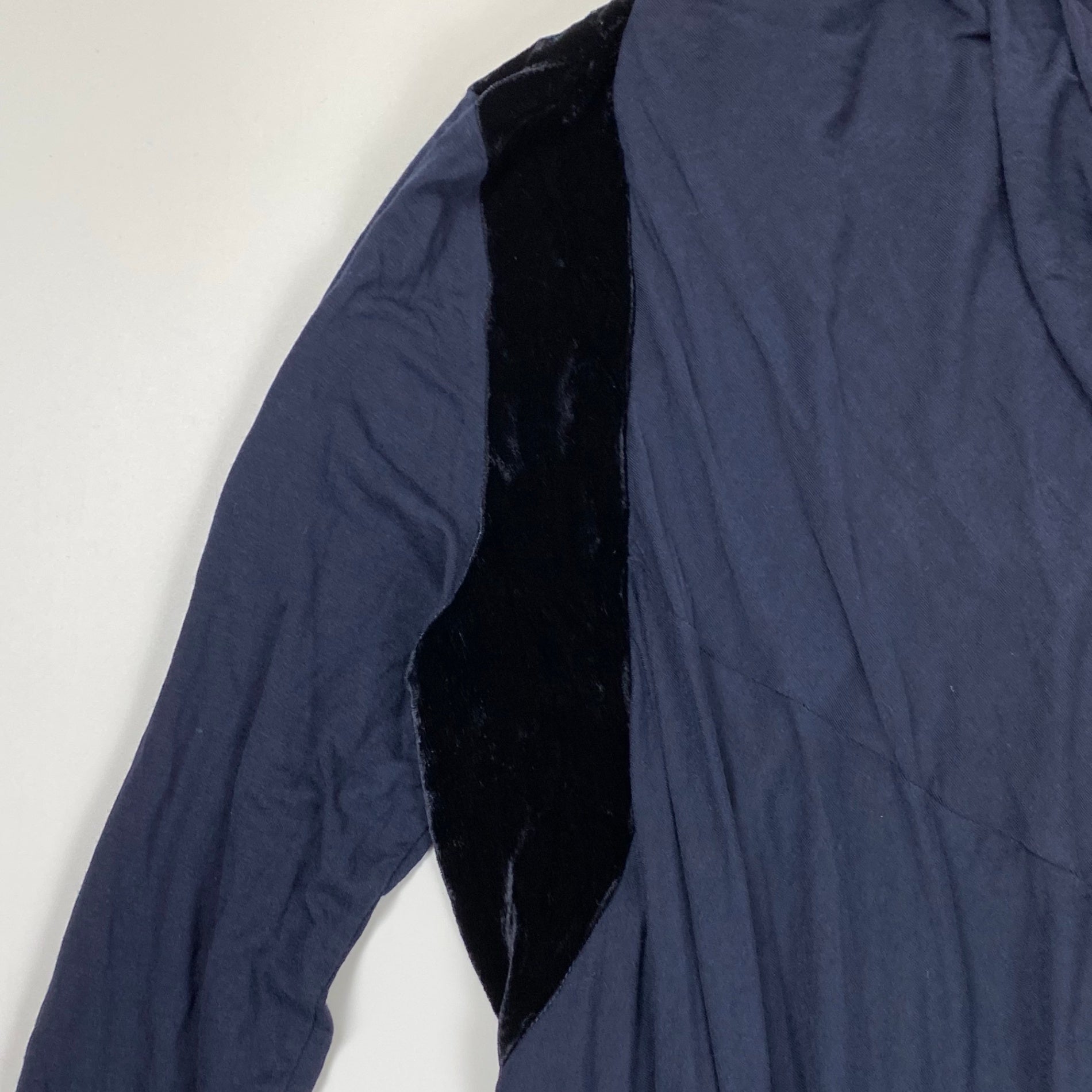 EUROPIAN CULTURE ヨーロピアン カルチャー / ロイヤルダイ ドッキングワンピース 長袖 参考定価：30,000程度 SIZE:S