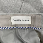 human woman ヒューマンウーマン / T/R裏起毛2WAYストレッチストレートパンツ 参考定価：17,500+tax SIZE:S