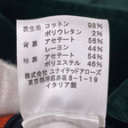BARENA / ベルベットテーラードジャケット 参考定価：75,000程度 SIZE:46