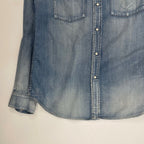 Ron herman ロンハーマン / ヴィンテージ加工 スナップボタンデニムシャツ 参考定価：40,000程度 SIZE:XL