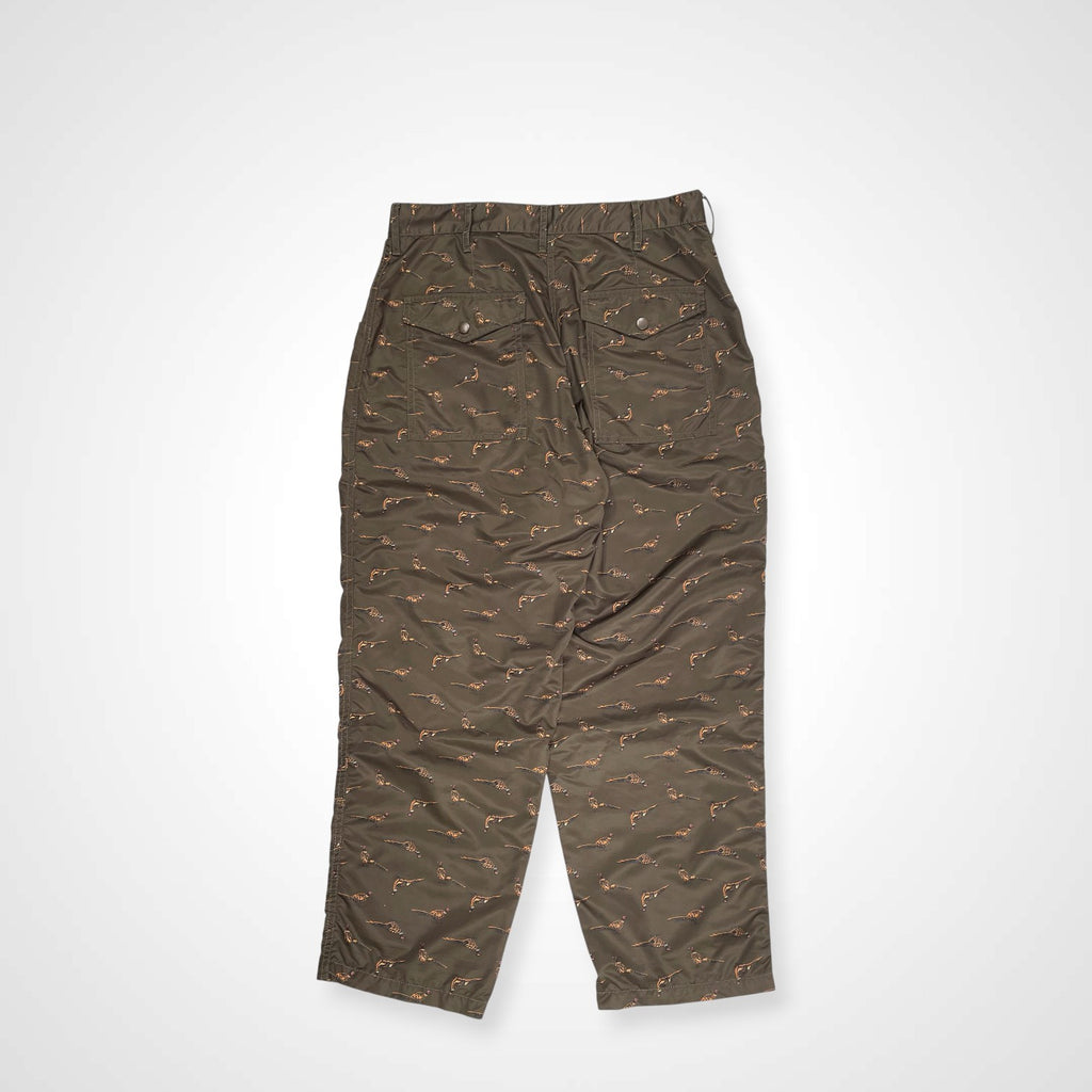BEAMS PLUS ビームスプラス / Bush Pants Polyester Animal Print 参考定価：40,000+tax SIZE:M