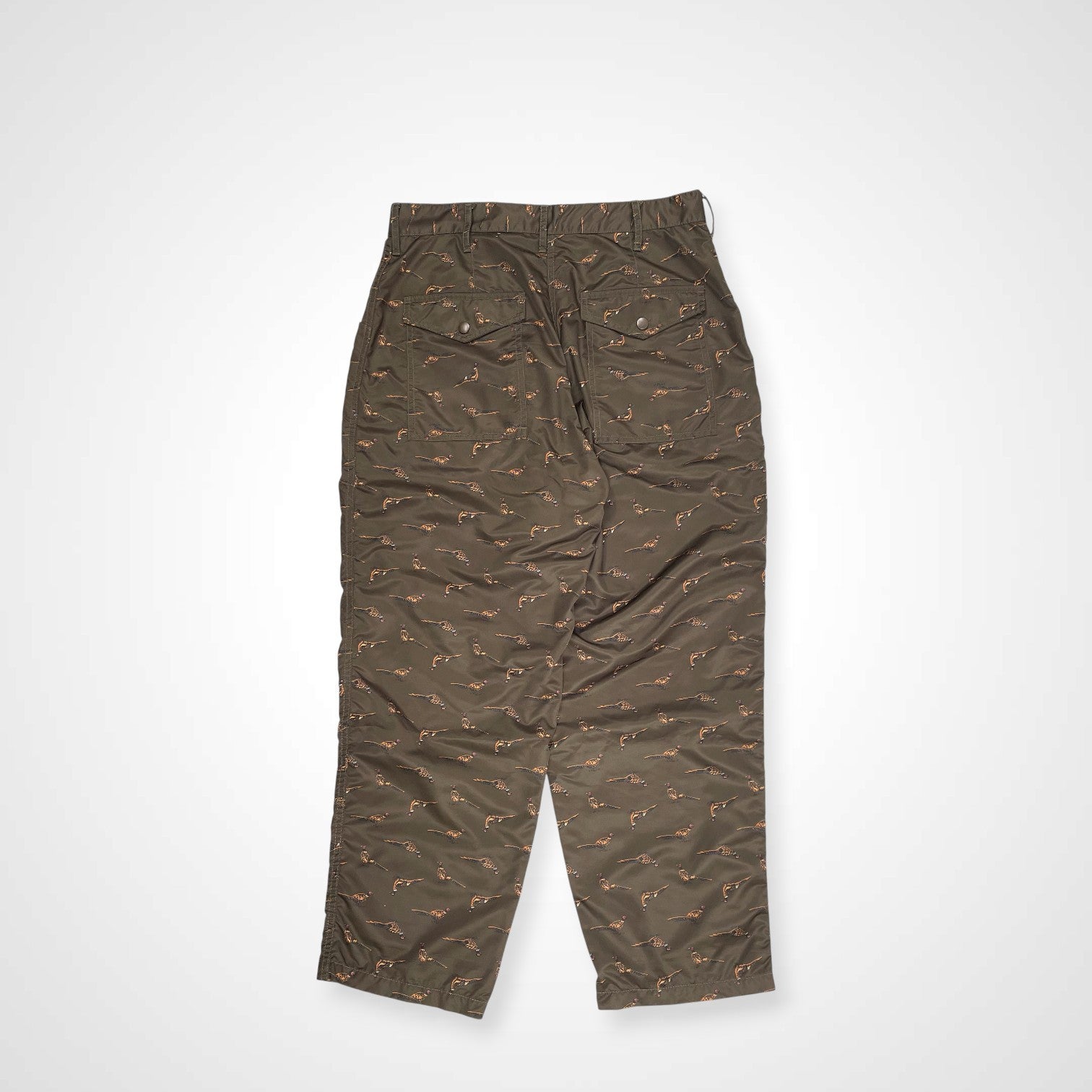 BEAMS PLUS ビームスプラス / Bush Pants Polyester Animal Print 参考定価：40,000+tax SIZE:M