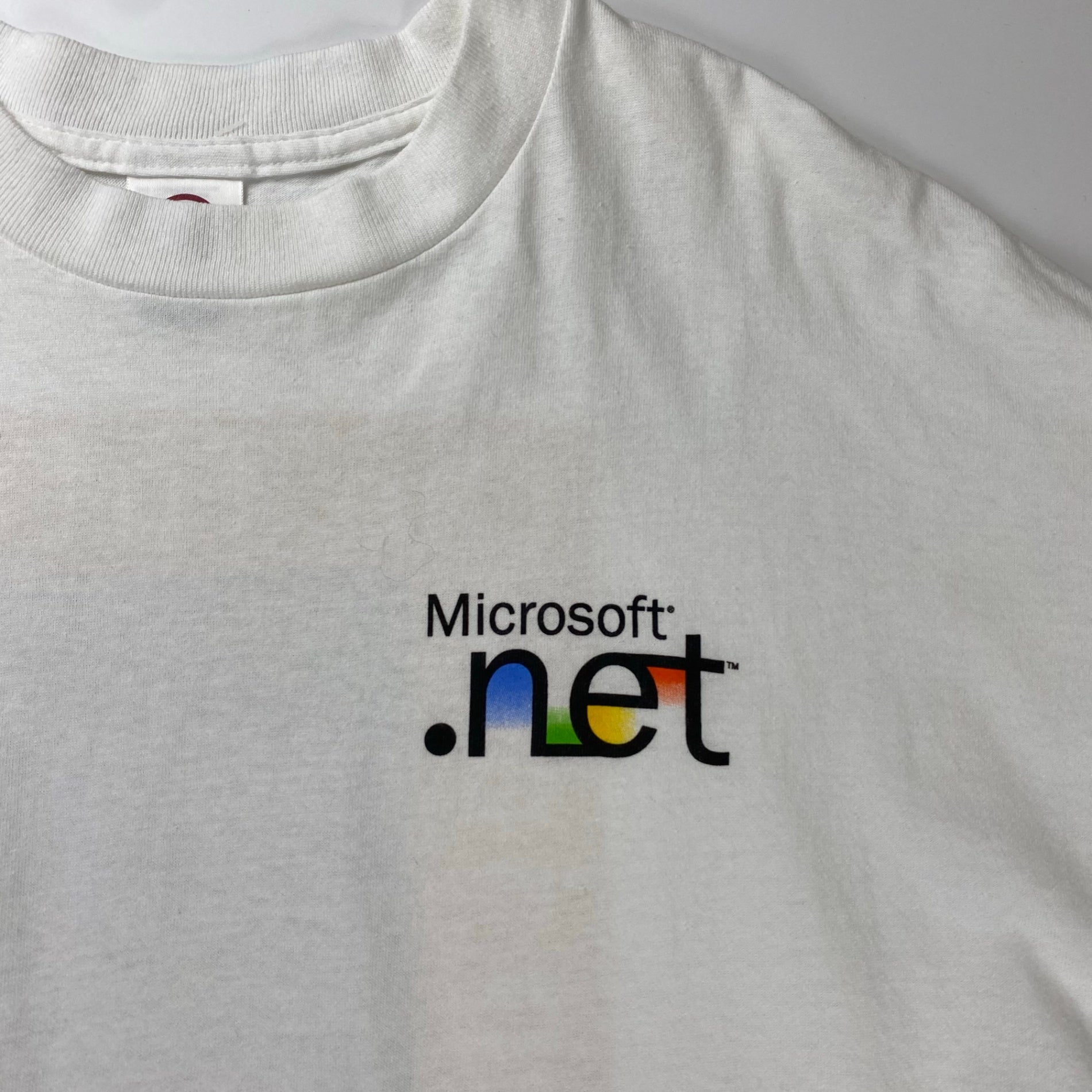 00s VINTAGE / Microsoft .net TEE Tシャツ 企業モノ 両面プリント SIZE:XL