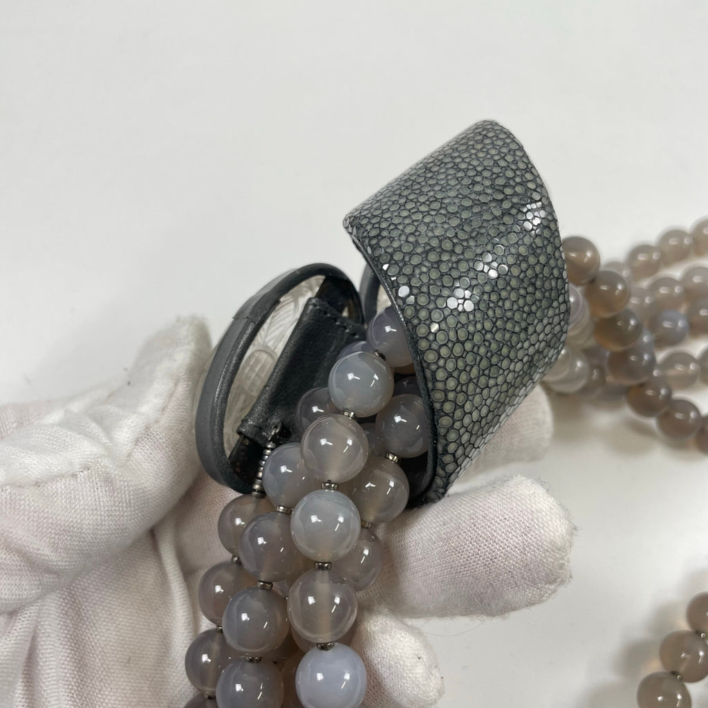 GIORGIO ARMANI / ボールストーンネックレス 参考定価：200,000程度