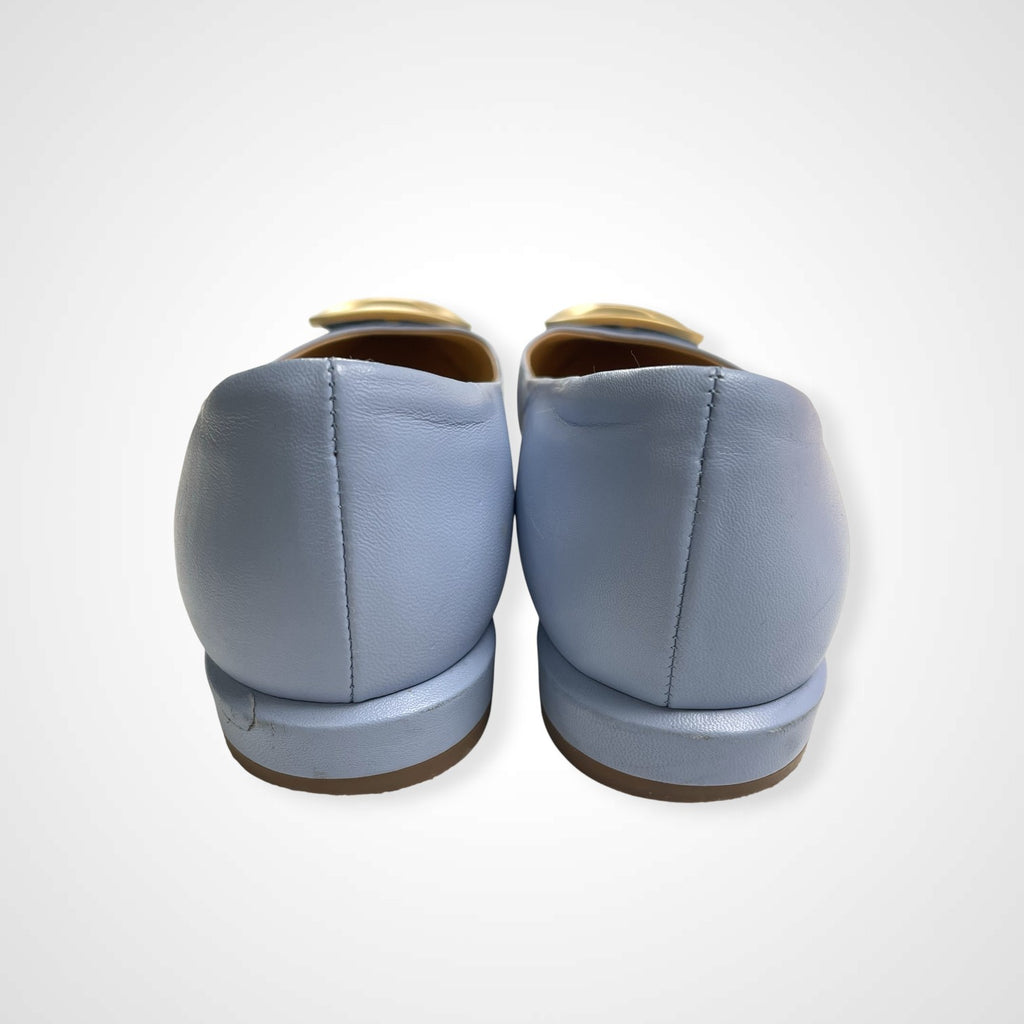 FABIO RUSCONI ファビオルスコーニ / ポインテッドフラットパンプス 箱・布袋付 参考定価：32,000+tax SIZE:38
