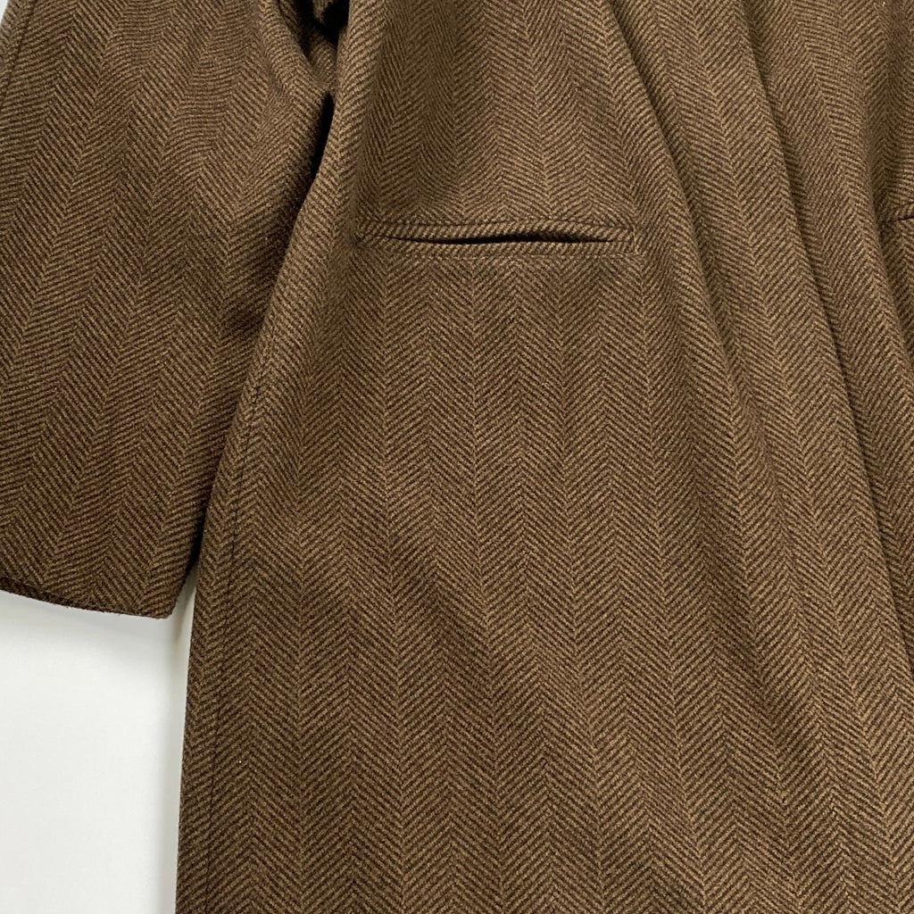 SELECT MOCA セレクト モカ / ヘリンボーンロングステンカラーコート sonさんコラボ SIZE：FREE