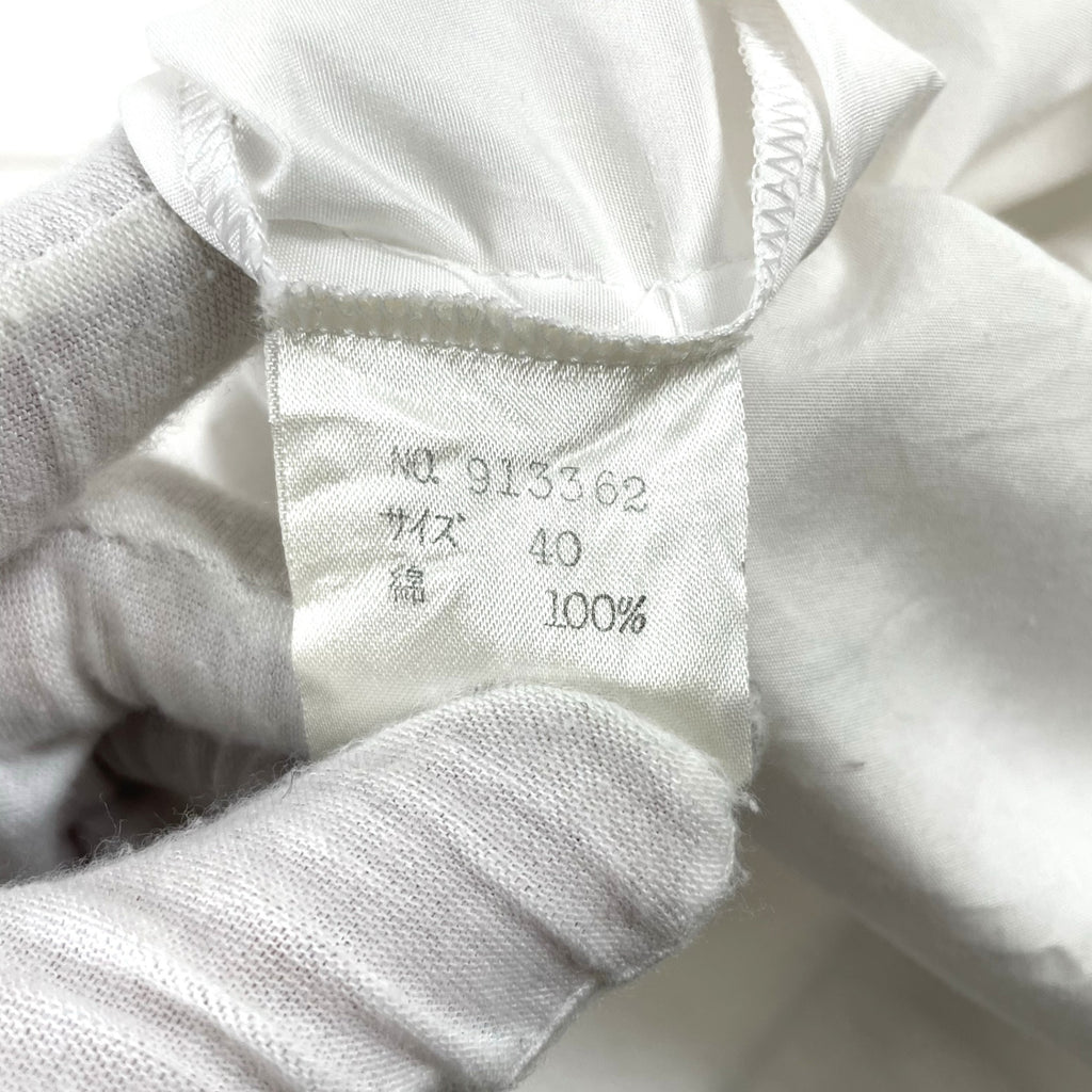 EURO VINTAGE / ヴィンテージレース切替シャツ SIZE:40