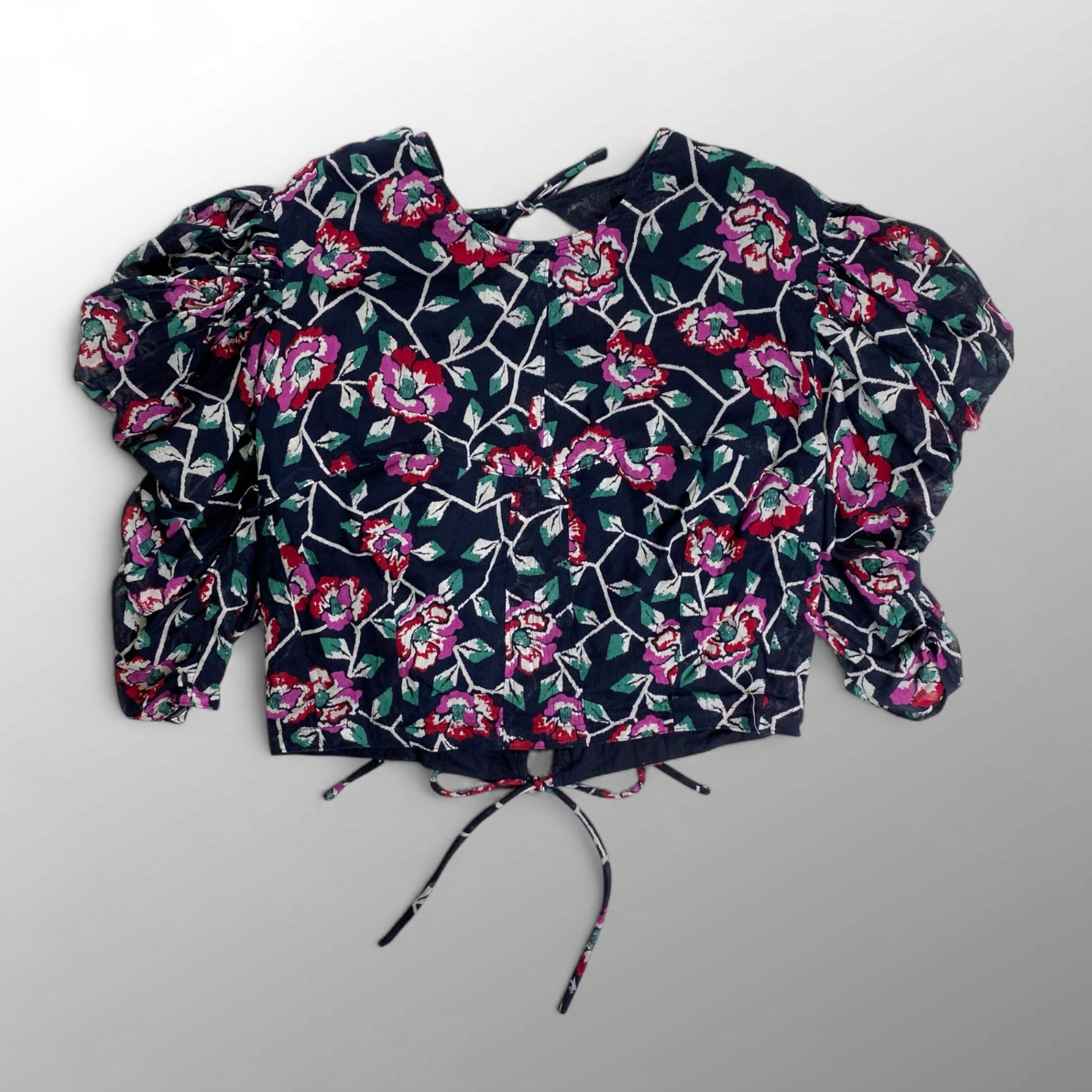 ISABEL MARANT ETOILE イザベルマラン エトワール / 花柄 クロップド丈 ブラウス SILVA SIZE：36