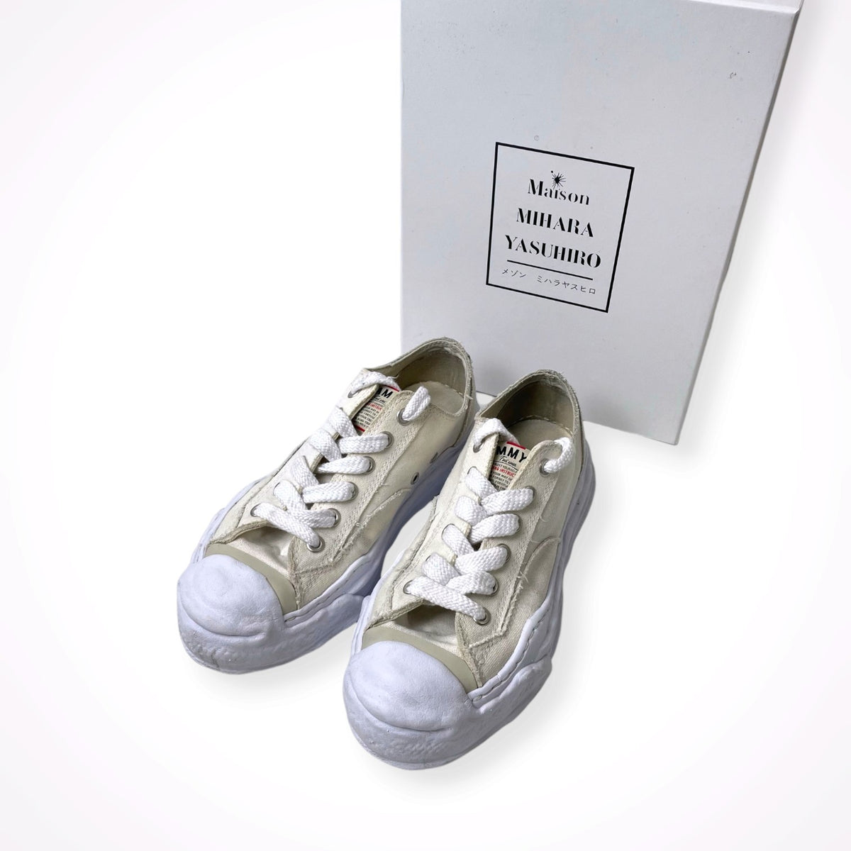 Maison MIHARA YASUHIRO / HANK OG Sole Canvas Low-top Sneaker 参考定価：34,000+tax SIZE:42
