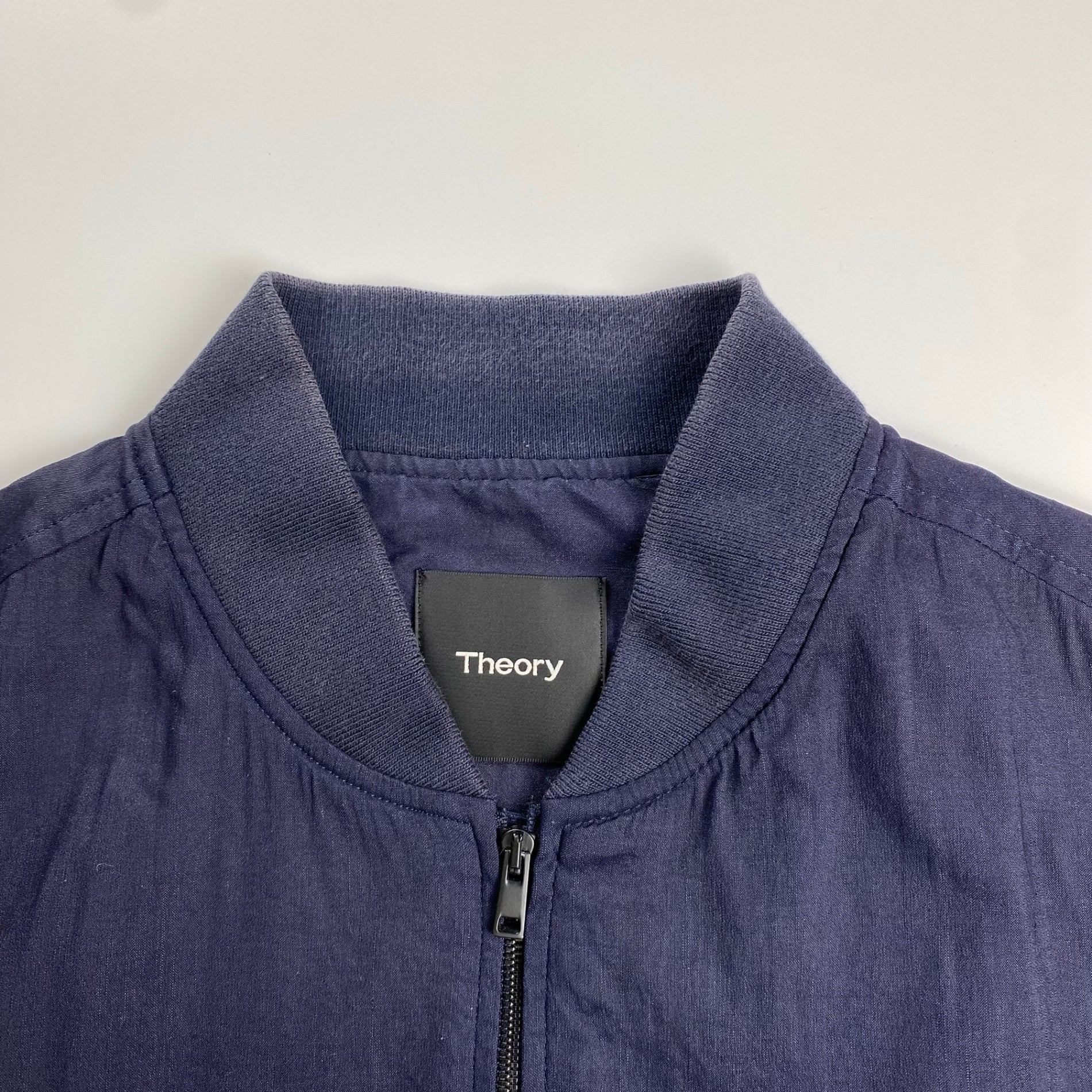 theory セオリー / リネンMIX ダブルジップ ブルゾン ジャケット SIZE：XS