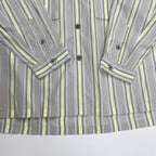CABaN キャバン / ストライプバンドカラーシャツ 参考定価：30,000程度 SIZE:L