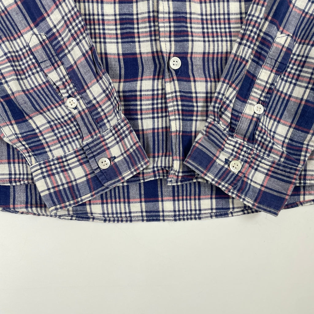 GOODENOUGH / 90s 背面刺繍ロゴ チェックシャツ SIZE:M