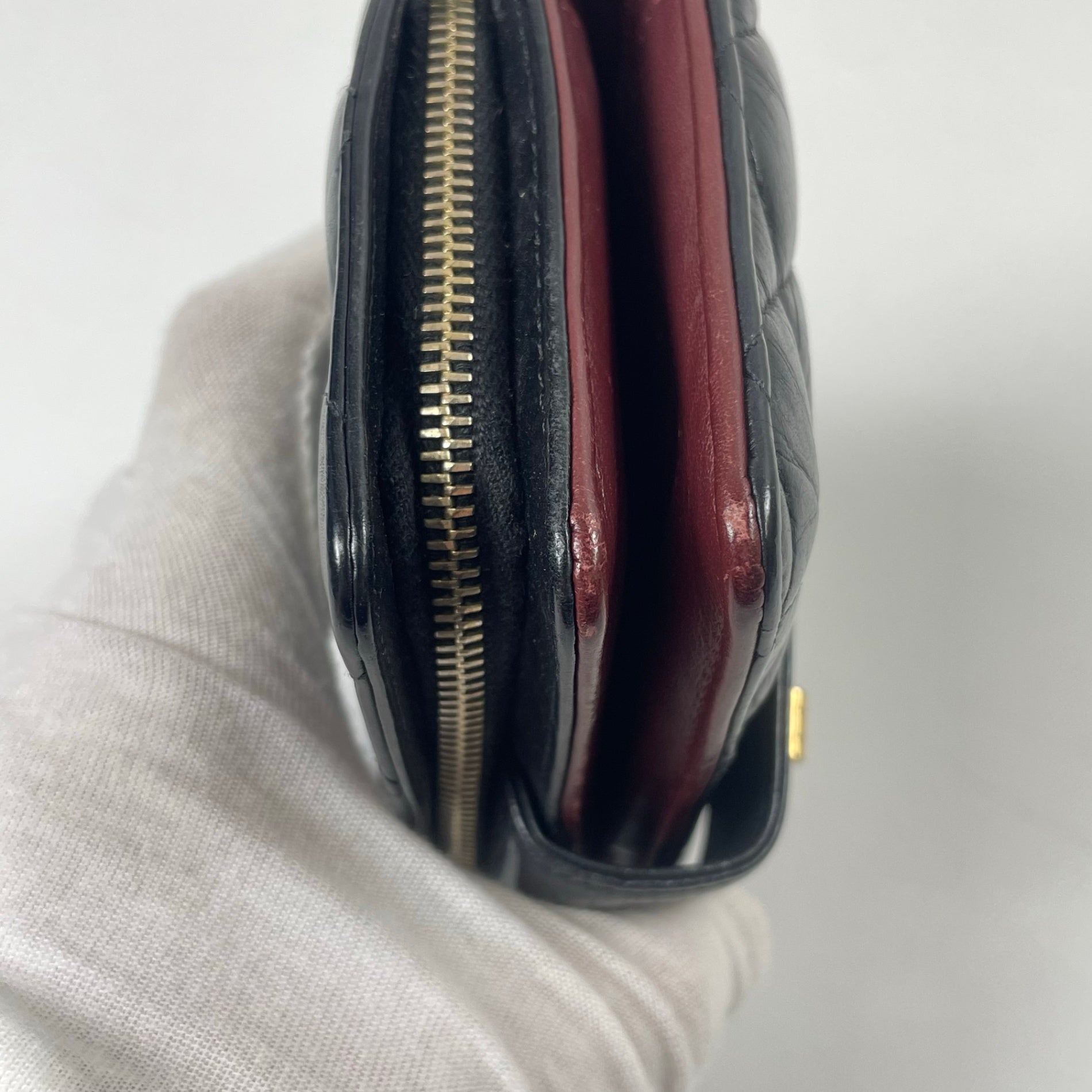 CHANEL / 2.55ライン マトラッセ キルティングウォレット ブラック