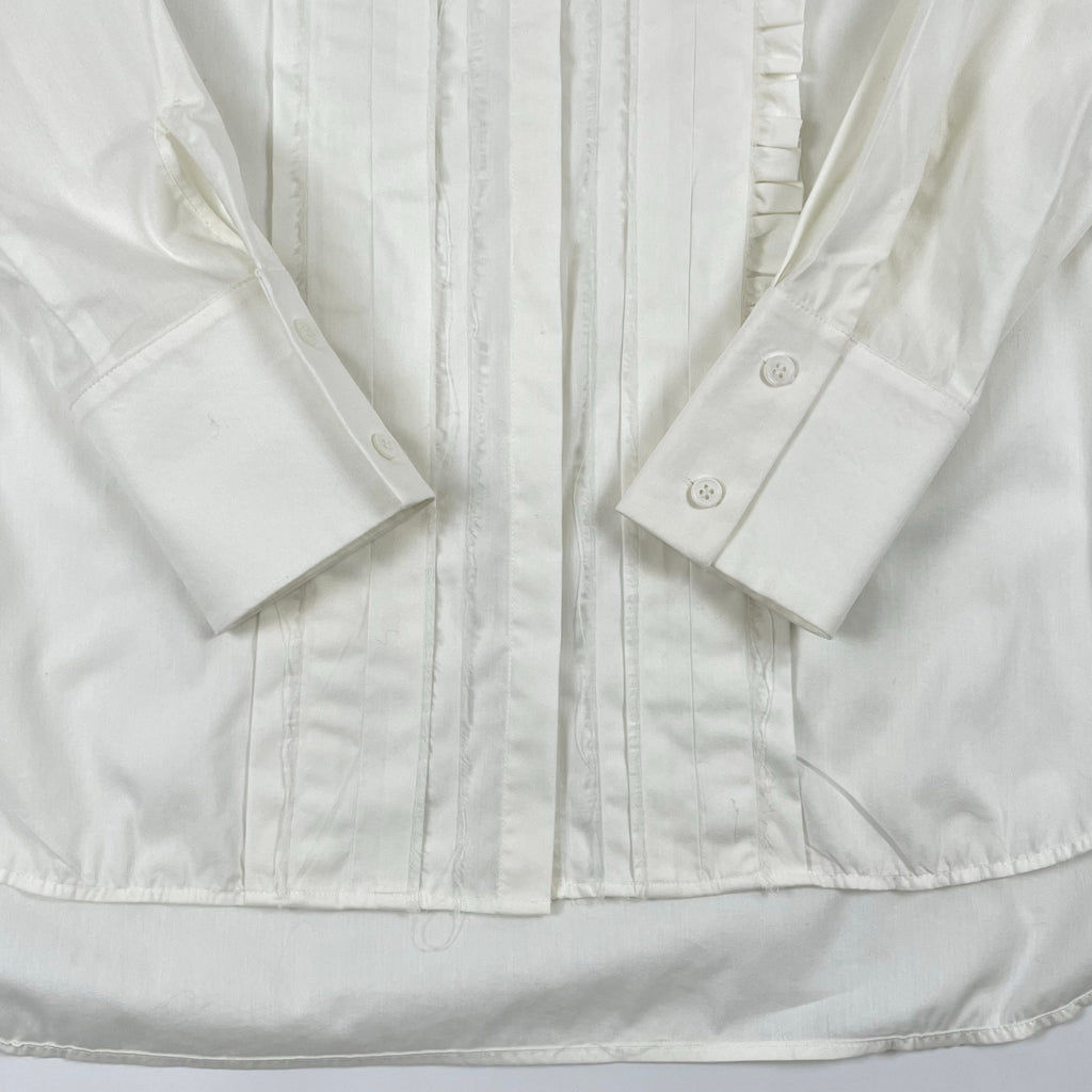 PHILOSOPHY / フリルロングシャツ 参考定価：70,000程度 SIZE:40