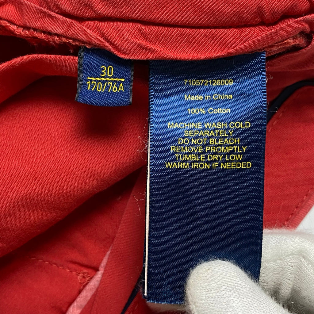 POLO RALPH LAUREN ポロ ラルフローレン / ピマコットン ハーフパンツ ポニー無し インポート生地使用 SIZE：30