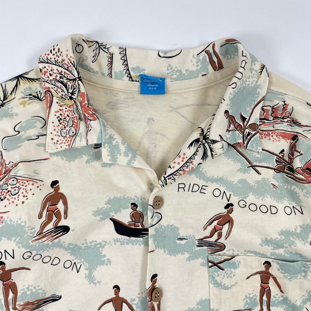good on / US生地コットンアロハシャツ SIZE:M