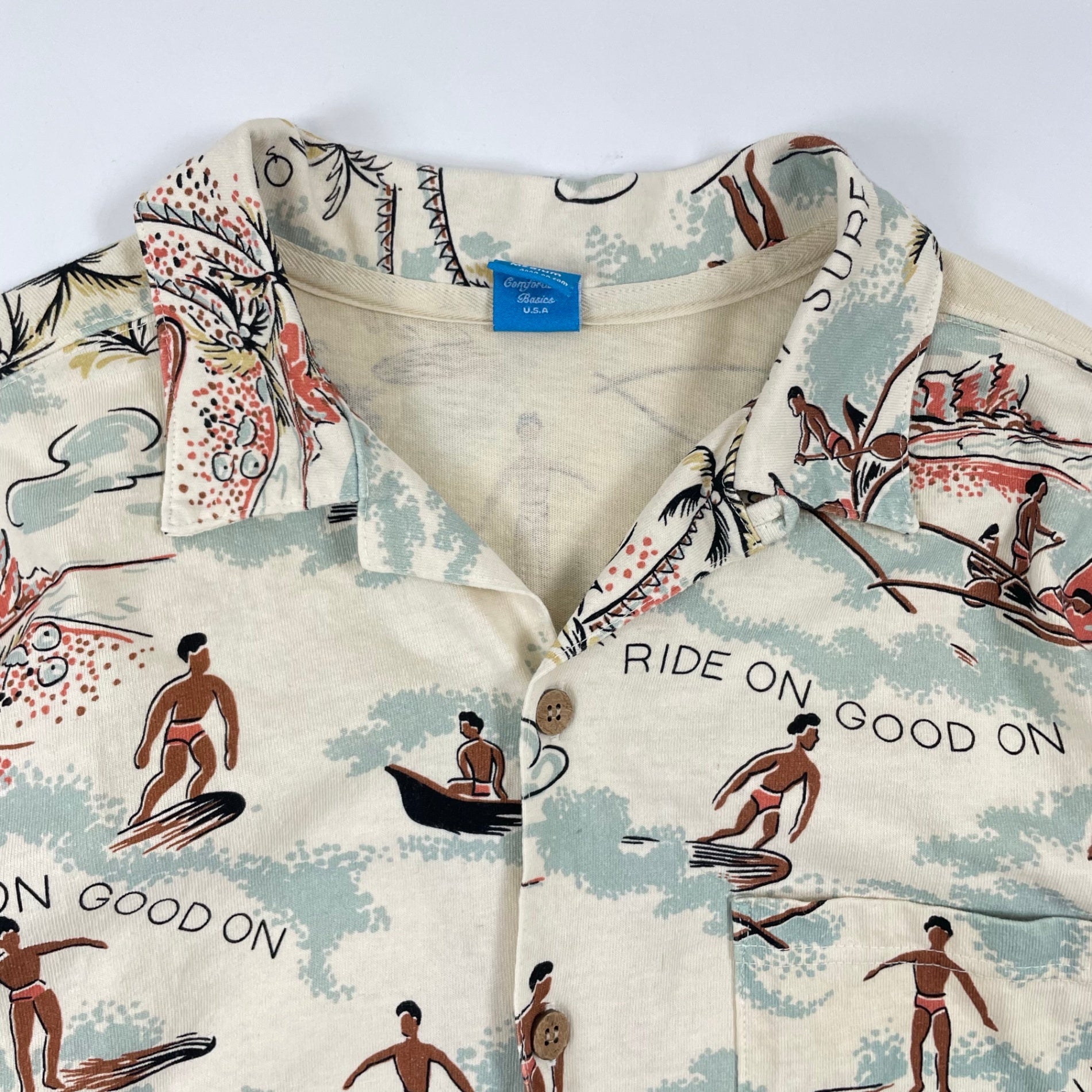 good on / US生地コットンアロハシャツ SIZE:M