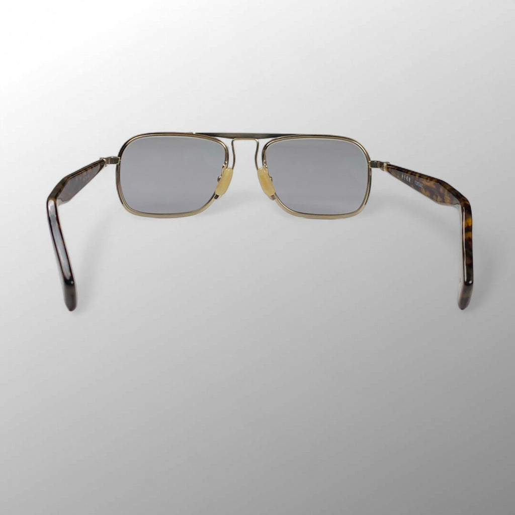 【極美品】 金子眼鏡 ヴィンテージコレクション / ブリッジデザイン サングラス KVS-31 BWG 参考定価：66,000+tax