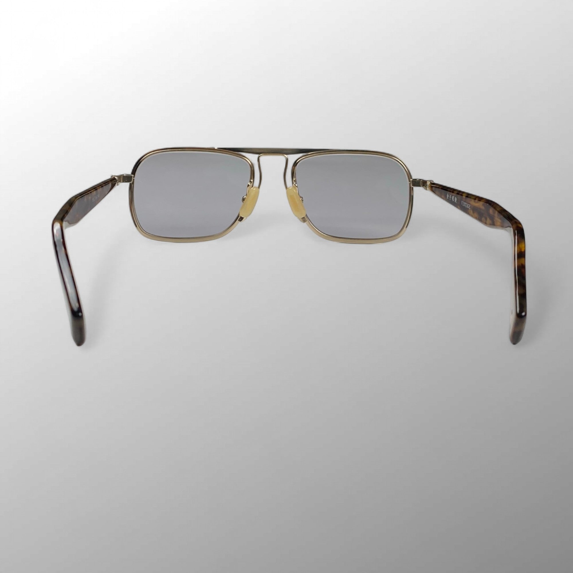 【極美品】 金子眼鏡 ヴィンテージコレクション / ブリッジデザイン サングラス KVS-31 BWG 参考定価：66,000+tax