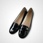 MY Ferragamo マイ フェラガモ / パテントロゴパンプス 美品 布袋付 参考定価：40,000程度 SIZE:6 1/2