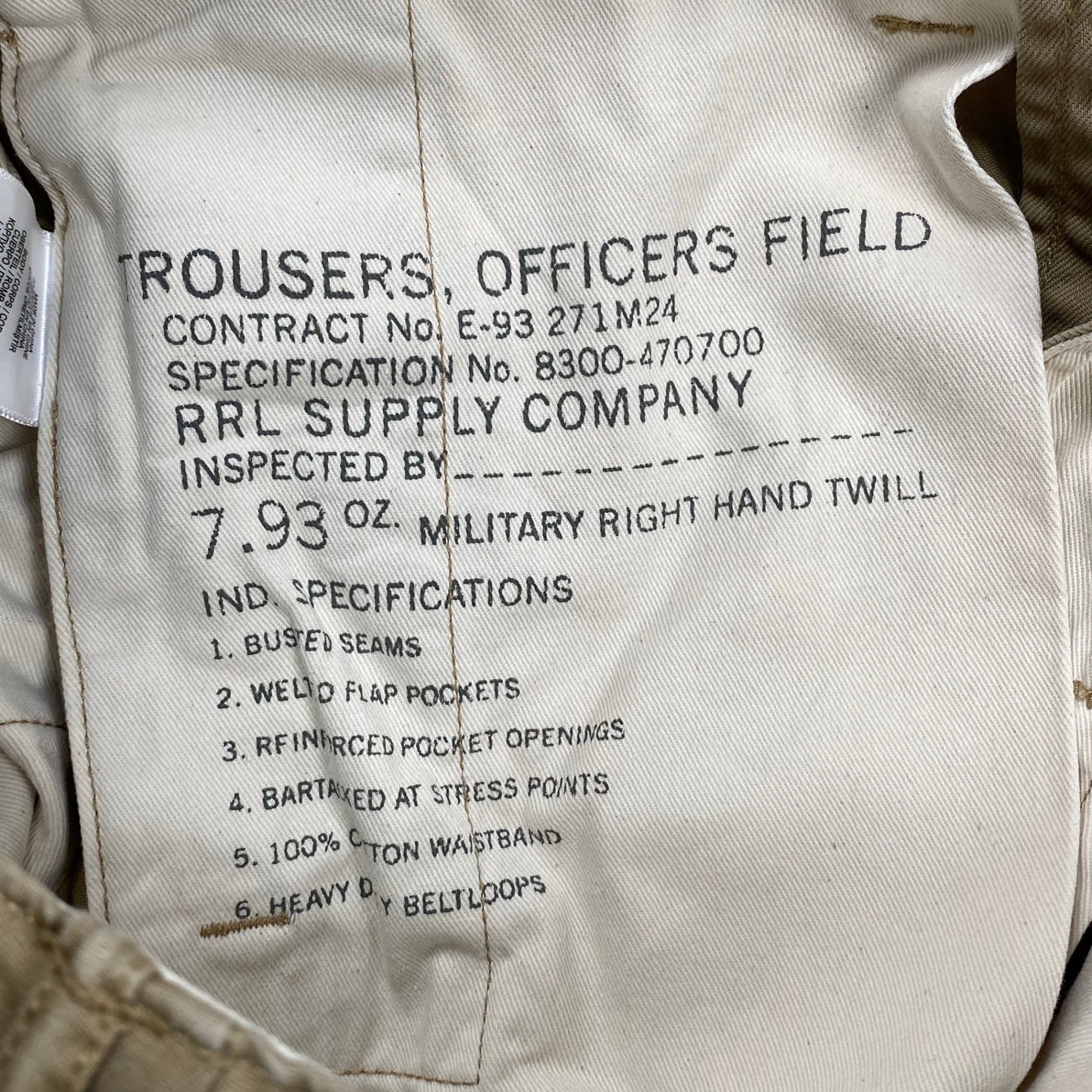 RRL ダブルアールエル / オフィサーズチノショーツ ハーフパンツ  参考定価：30,000程度 SIZE：W28