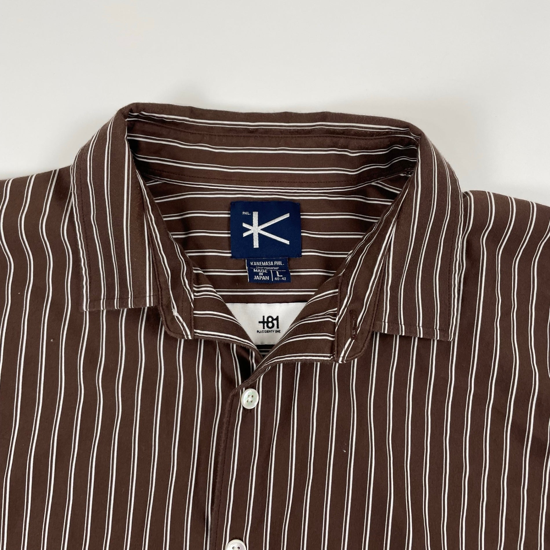 KANEMASA PHIL. × +81 カネマサフィル / 別注THICK AND THIN STRIPE