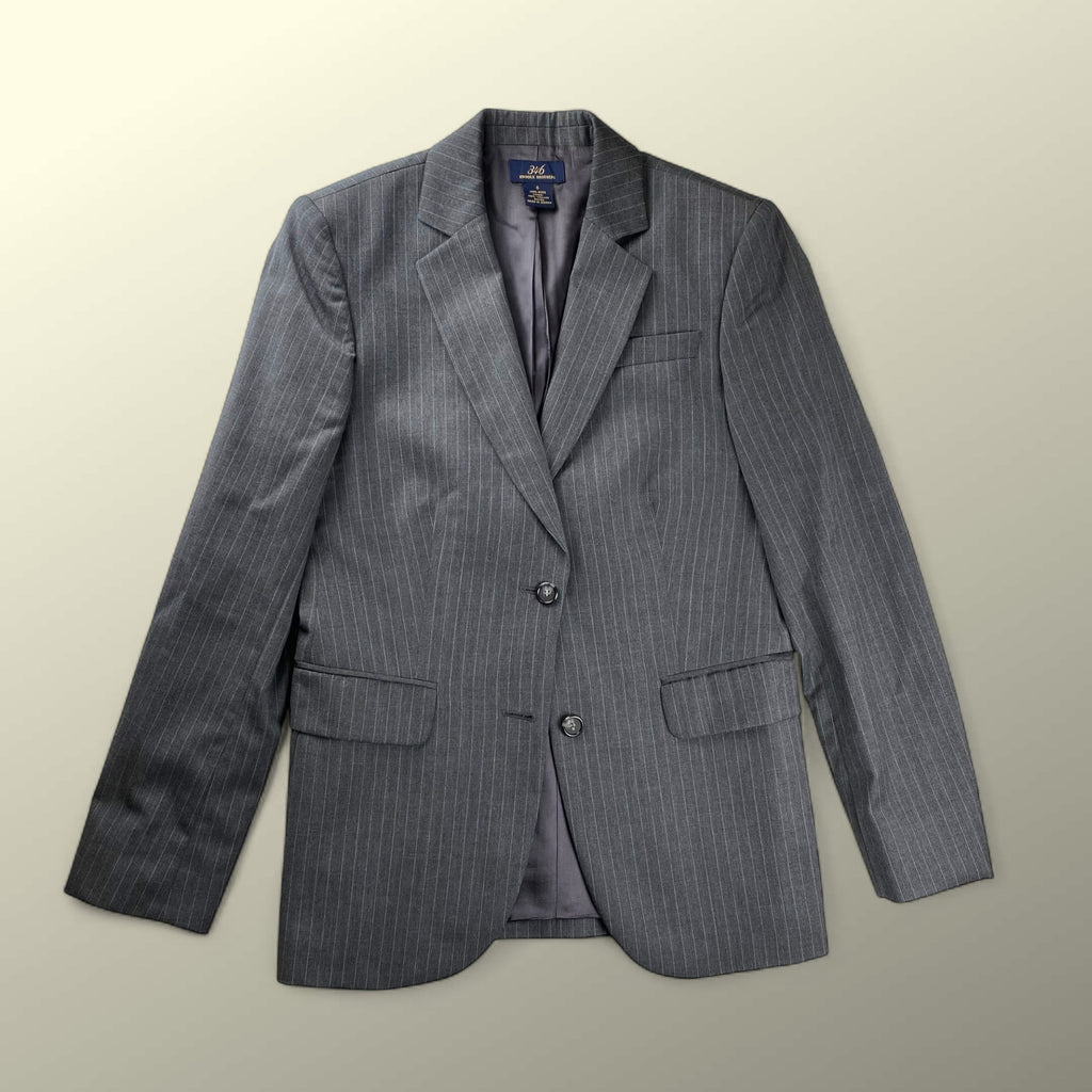 346 Brooks Brothers ブルックスブラザーズ / ストライプ テーラードジャケット レディース SIZE：6（L-XL程度）