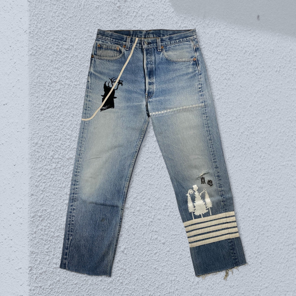 naked bunch ネイキドバンチ / リメイク デニムパンツ Ed TSUWAKI SIZE:W34