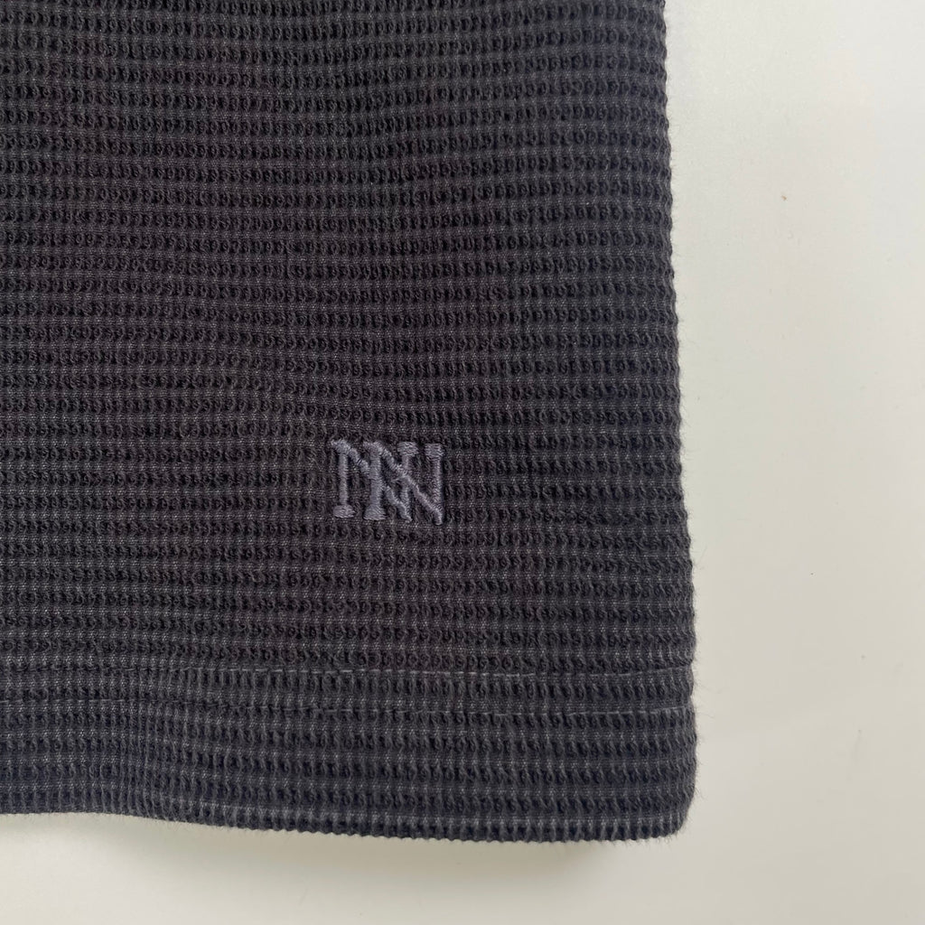 NICENESS / MORRIS ウーブンワッフルTシャツ SIZE:M